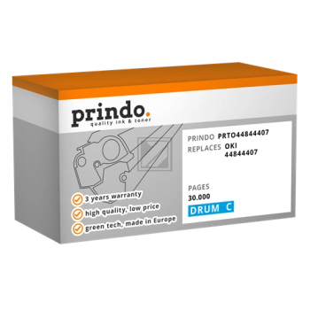 Prindo Fotoleitertrommel cyan (PRTO44844407) ersetzt 44844407