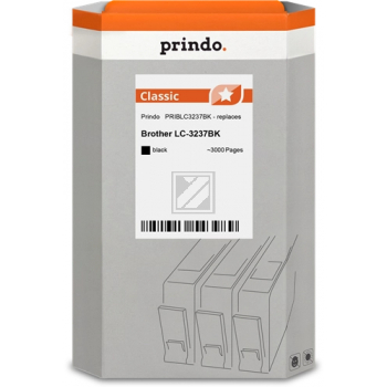 Prindo Tintenpatrone (Classic) schwarz (PRIBLC3237BK) ersetzt LC-3237BK