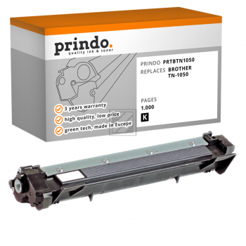 Prindo Toner-Kartusche schwarz (PRTBTN1050) ersetzt TN-1050