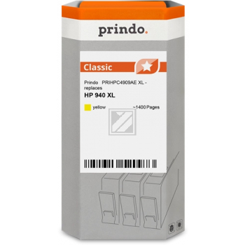 Prindo Tintenpatrone (Classic) gelb HC (PRIHPC4909AE) ersetzt 940XL