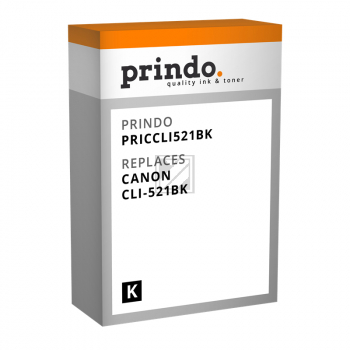 Prindo Tintenpatrone schwarz (PRICCLI521BK) ersetzt CLI-521BK