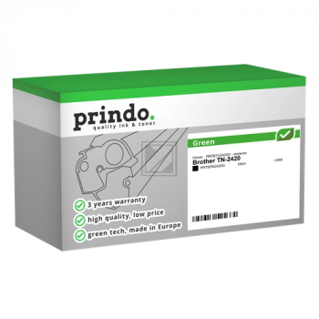 Prindo Toner-Kit (Green) schwarz HC (PRTBTN2420G) ersetzt TN-2420