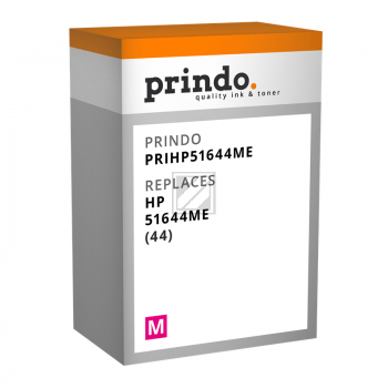 Prindo Tintenpatrone magenta (PRIHP51644ME) ersetzt 44