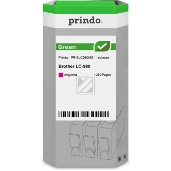 Prindo Tintenpatrone (Green) magenta (PRIBLC980MG) ersetzt LC-980M