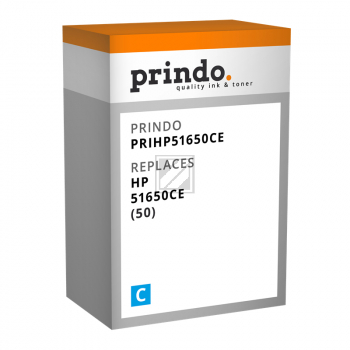 Prindo Tintendruckkopf cyan (PRIHP51650CE) ersetzt 50