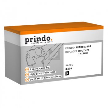 Prindo Toner-Kit schwarz HC (PRTBTN3480) ersetzt TN-3480