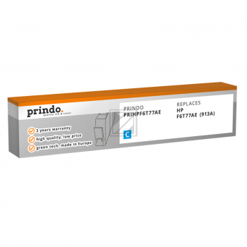 Prindo Tintenpatrone cyan (PRIHPF6T77AE) ersetzt 913A