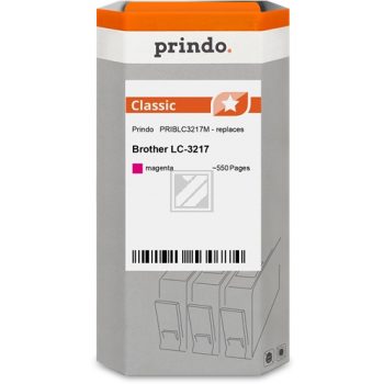 Prindo Tintenpatrone (Classic) magenta (PRIBLC3217M) ersetzt LC-3217M