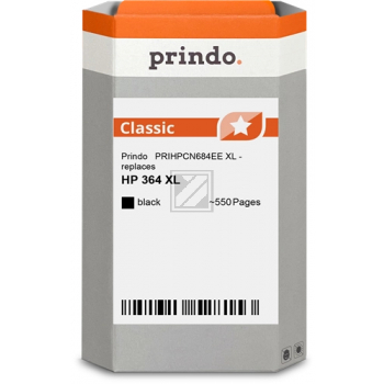 Prindo Tintenpatrone (Classic) schwarz HC (PRIHPCN684EE) ersetzt 364XL