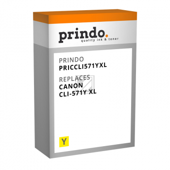 Prindo Tintenpatrone gelb HC (PRICCLI571YXL) ersetzt CLI-571XLY