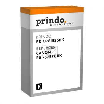 Prindo Tintenpatrone schwarz photo (PRICPGI525BK) ersetzt PGI-525PGBK