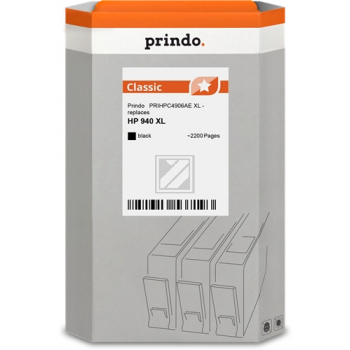 Prindo Tintenpatrone (Classic) schwarz HC (PRIHPC4906AE) ersetzt 940XL