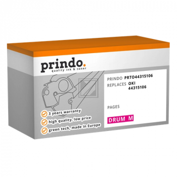 Prindo Fotoleitertrommel magenta (PRTO44315106) ersetzt 44315106