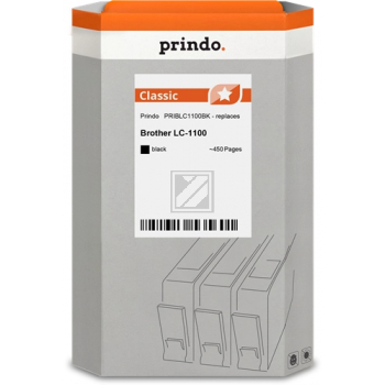 Prindo Tintenpatrone (Classic) schwarz (PRIBLC1100BK) ersetzt LC-1100BK