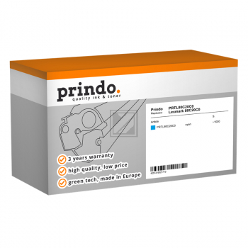Prindo Toner-Kit cyan (PRTL80C20C0) ersetzt 802C