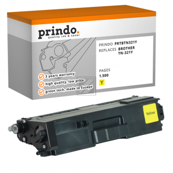 Prindo Toner-Kartusche gelb (PRTBTN321Y) ersetzt TN-321Y