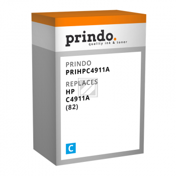 Prindo Tintenpatrone cyan (PRIHPC4911A) ersetzt 82
