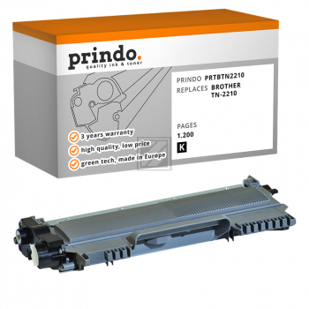 Prindo Toner-Kit schwarz (PRTBTN2210) ersetzt TN-2210