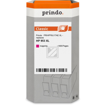 Prindo Tintenpatrone (Classic) magenta HC (PRIHPF6U17AE) ersetzt 953XL