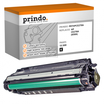 Prindo Toner-Kartusche schwarz (PRTHPCE270A) ersetzt 650A