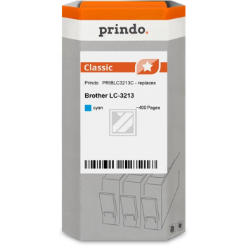 Prindo Tintenpatrone (Classic) cyan HC (PRIBLC3213C) ersetzt LC-3213C