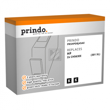 Prindo Tintendruckkopf schwarz (PRSHPD8J45AE) ersetzt 301XL