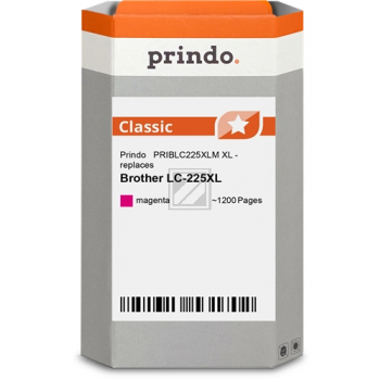 Prindo Tintenpatrone (Classic) magenta HC (PRIBLC225XLM) ersetzt LC-225XLM