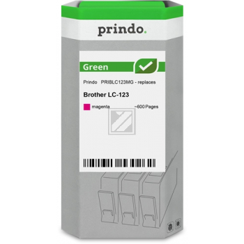 Prindo Tintenpatrone (Green) magenta (PRIBLC123MG) ersetzt LC-123M