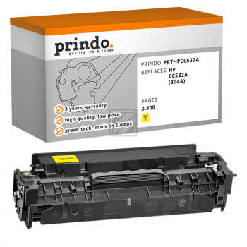 Prindo Toner-Kartusche gelb (PRTHPCC532A) ersetzt 304A
