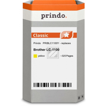 Prindo Tintenpatrone (Classic) gelb (PRIBLC1100Y) ersetzt LC-1100Y