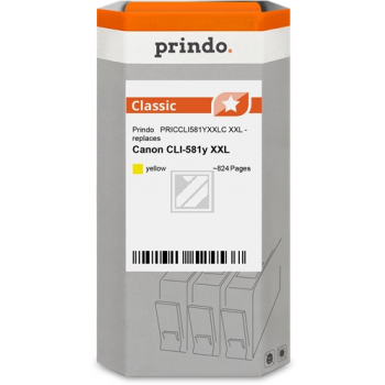 Prindo Tintenpatrone (Classic) gelb (PRICCLI581YXXLC)