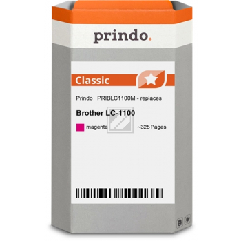 Prindo Tintenpatrone (Classic) magenta (PRIBLC1100M) ersetzt LC-1100M