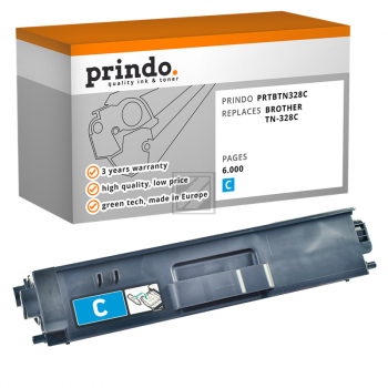 Prindo Toner-Kit cyan HC plus (PRTBTN328C) ersetzt TN-328C