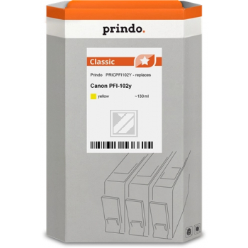 Prindo Tintenpatrone (Classic) gelb (PRICPFI102Y) ersetzt PFI-102Y