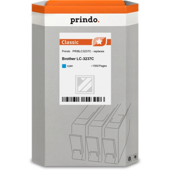 Prindo Tintenpatrone (Classic) cyan (PRIBLC3237C) ersetzt LC-3237C