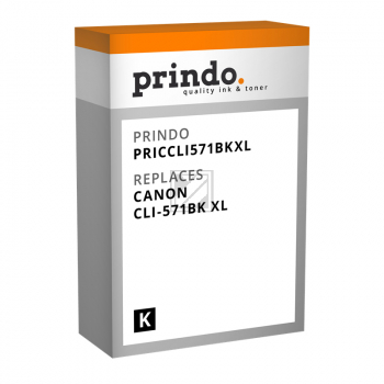 Prindo Tintenpatrone schwarz HC (PRICCLI571BKXL) ersetzt CLI-571XLBK