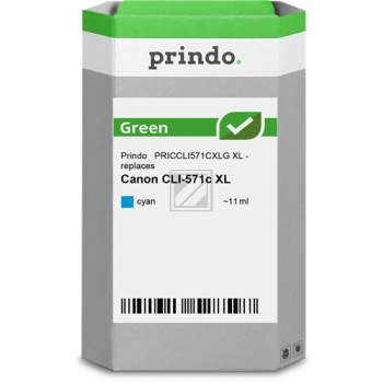 Prindo Tintenpatrone (Green) cyan HC (PRICCLI571CXLG) ersetzt CLI-571XLC