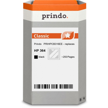 Prindo Tintenpatrone (Classic) schwarz (PRIHPCB316EE) ersetzt 364