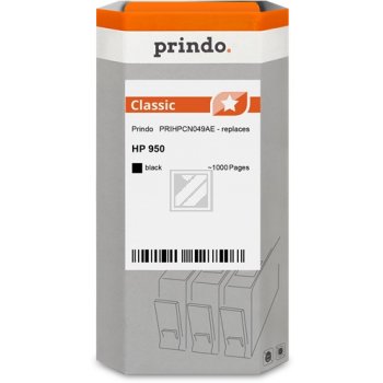 Prindo Tintenpatrone (Classic) schwarz (PRIHPCN049AE) ersetzt 950