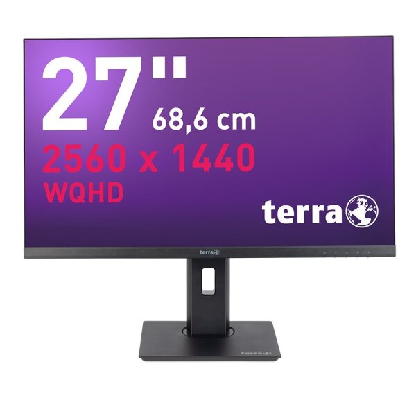 TERRA LCD/LED 2772W PV 2K IPS black HDMI/DP/USB-C