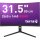 TERRA LCD/LED 3285W HA 2K VA CURVED black HDMI/DP/USB-C